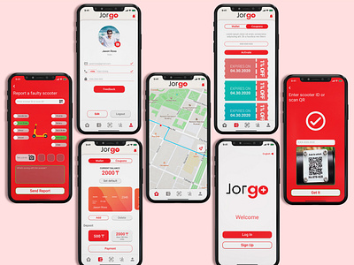 Jorgo mobile app design mobile mockup ui ux web