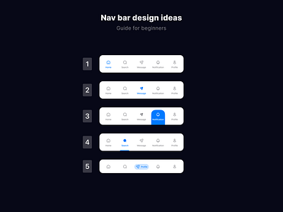 Nav bar design ideas