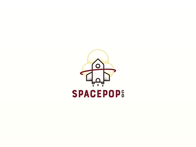 SpacePop CO adobe illustrator branding design icon logo