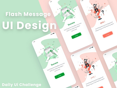 New Flash Messages UI Design DailyUI