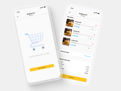 Shopping Cart UI Design design illustration logo shopping ui uidesign ux ux ui ux design uxdesign uxui