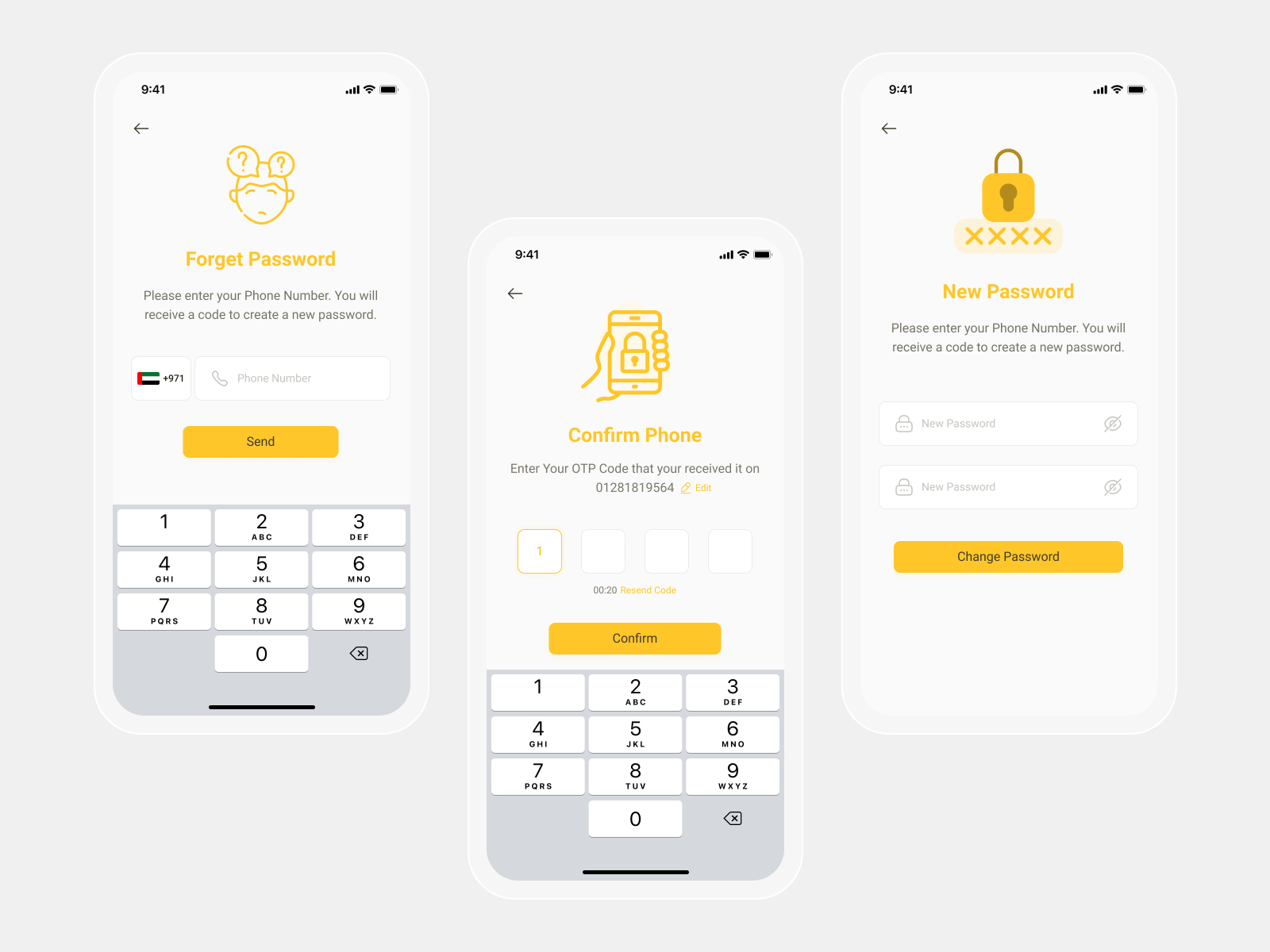 Forget Password Mobile Ui Design By Ibrahim On Dribbble