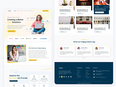 Digital Agency Landing page UI