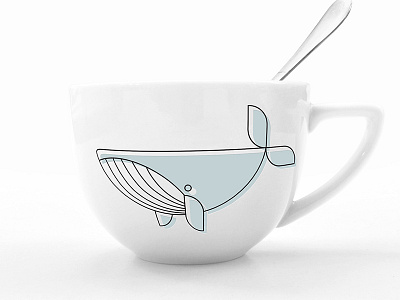 Whale doodle coffee cup doodle whale