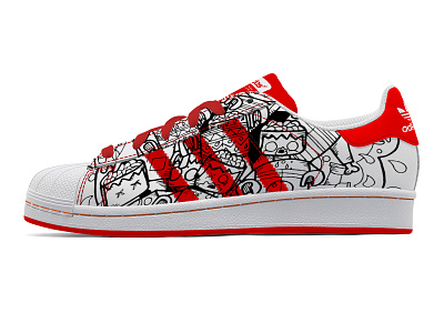 Adidas Superstar Doodles adidas doodles sneakers