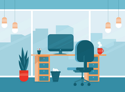 office illustration