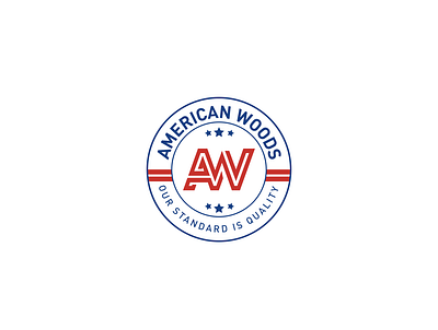 American woods logo american logo woods