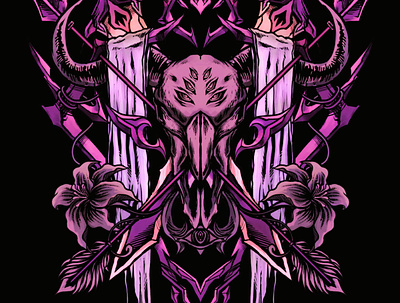 Purple abstract artwork branding clipstudiopaint design drawing illustration lineart logo ui