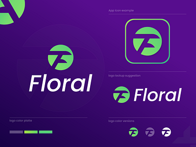 Floral logo for Company