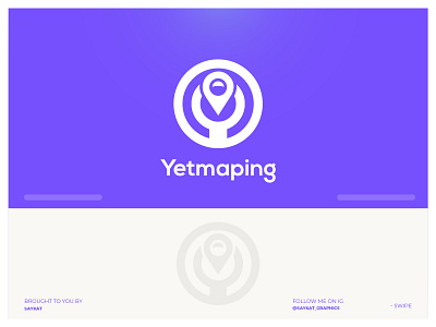 Yetmaping logo for client abstract logo awesome logo branding business logo graphic design illustration logo logo design logo design branding map logo design monogram logo motion graphics saykatgraphics yetmaping logo