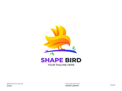 Bird Logo Design abstract logo awesome logo bird brigade bird logo business logo esportslogo flying bird illustration logo logo design branding modern logo monogram logo