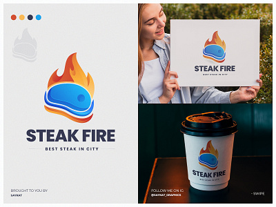 Steak Fire logo