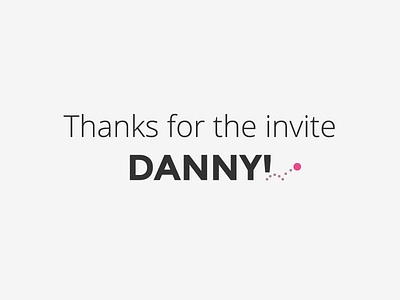 Thanks, Danny! debut