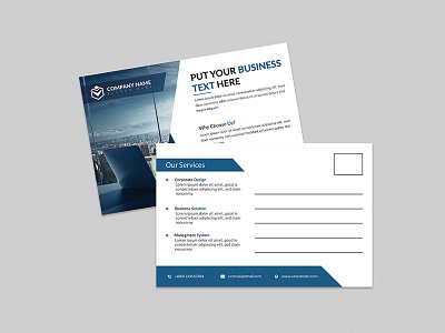 Corporate Postcard Design Template.