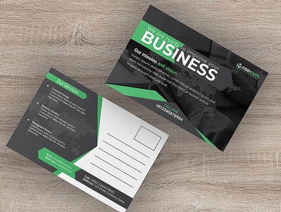 Corporate Postcard Design advertisement bundle template company profile conference print template bundle design logo postcard design roll up banner ui uix vector web banner