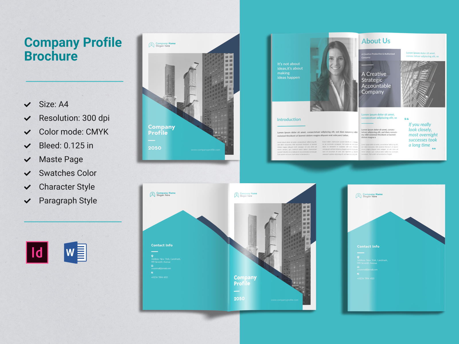 Company profile, Brochure by Barun Chandra Saker on Dribbble