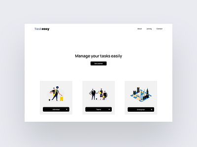 Taskeasy - website design branding marketing product design responsive saas security ui ui design user experience ux ux design visual identity web app web design website