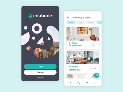 edubode | App Design android app design material material design material ui mobile property ui ux