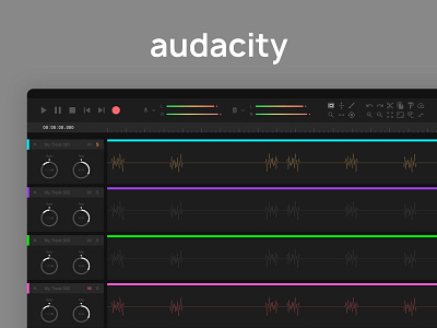 audacity | UI Concept