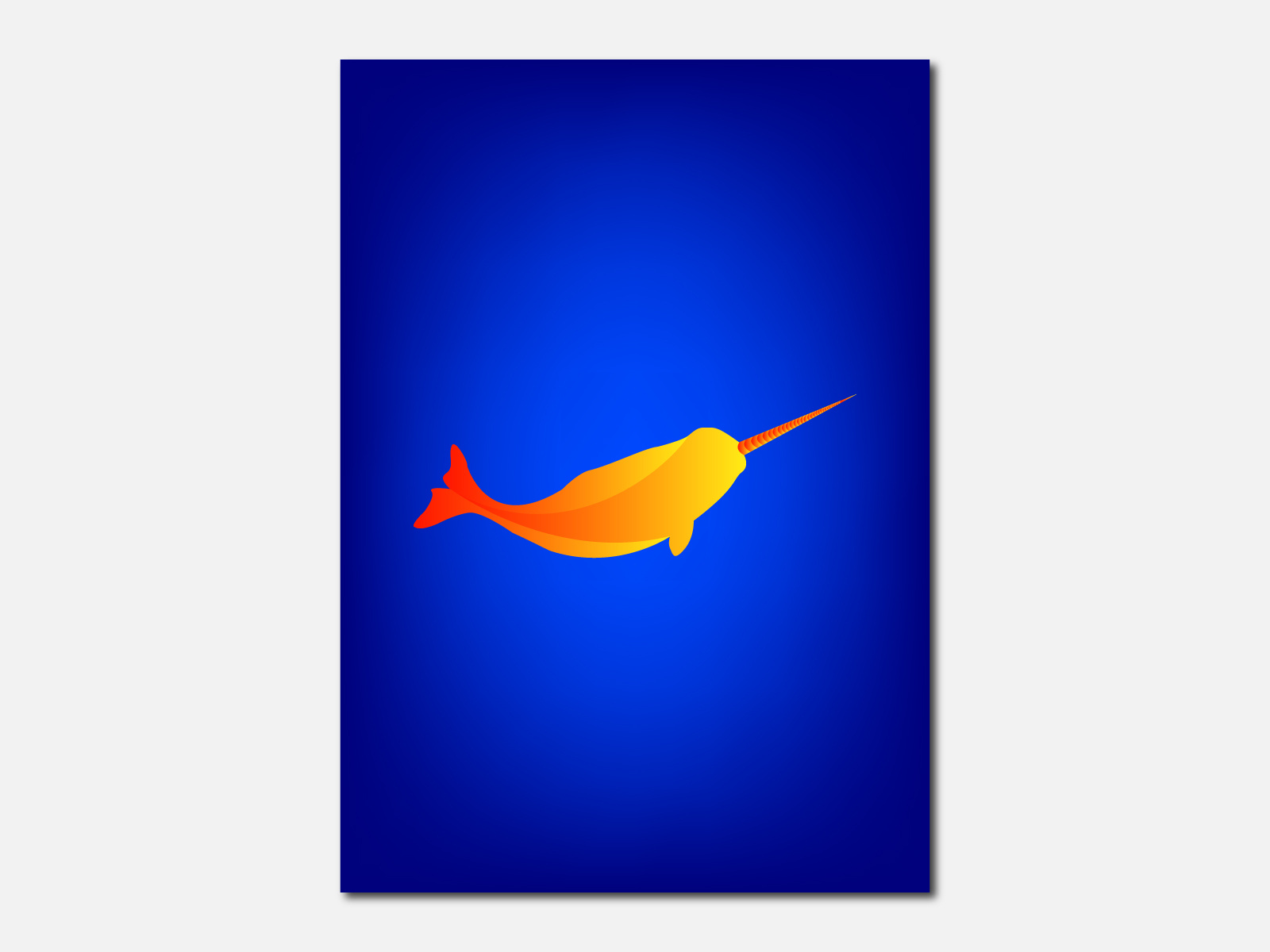 Narwhal - Deep Ocean by Ermal Alibali on Dribbble