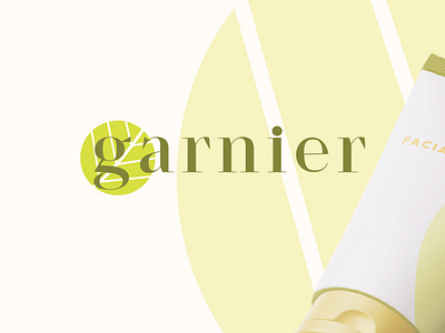 GARNIER - REDESIGN LOGO advertising brand brand design branding design flatdesign illustration logo redesign redesignlogo