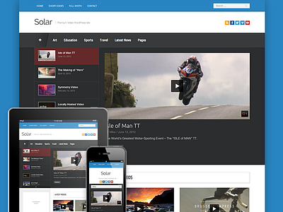 Solar WordPress Theme