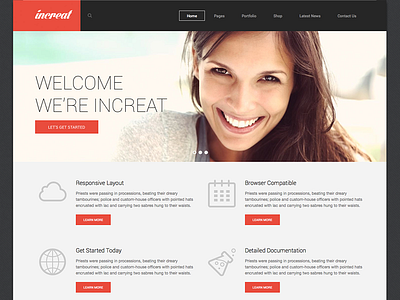 Increat - WordPress Theme