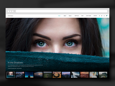 Partout Fullscreen Photography Theme fullscreen photography thumbnails web design wordpress