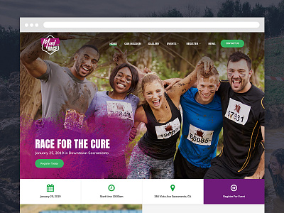 MudRace WordPres Theme envato event fundraiser mudrun themeforest wordpress