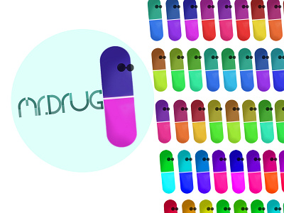 mr .drug app graphic design illustration logo minimal ui ux vector web website