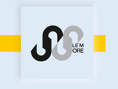 LE`M ORE app design flat graphic design logo logodesign minimal ui ux web