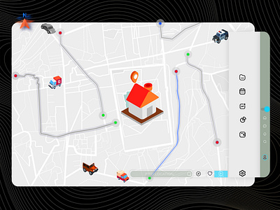 Map and navigation UI