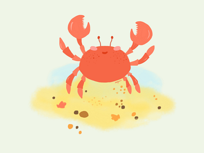 Crab Illustration crab illustration art