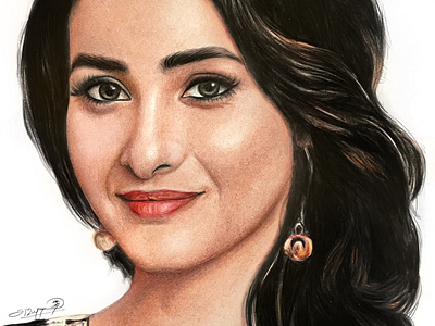 Priya Color Pencil Portrait