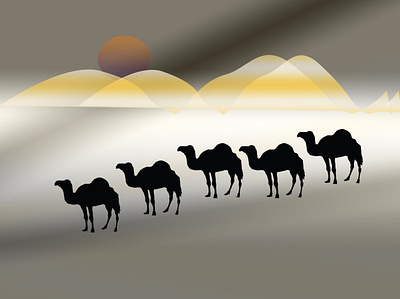 desert copy camels