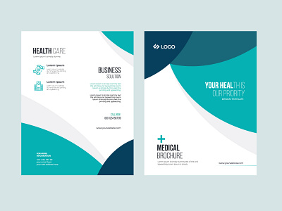 Flyer Template branding brochure creative design design flyer graphic design illustration vector