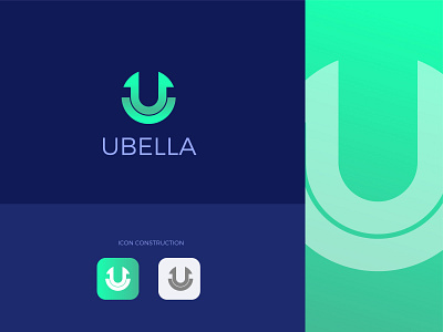 UBELLA Logo branding creative design graphic design icon lettering logo logo design vector