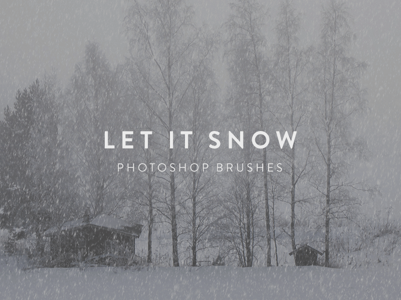 Let It Snow | Photoshop Brushes