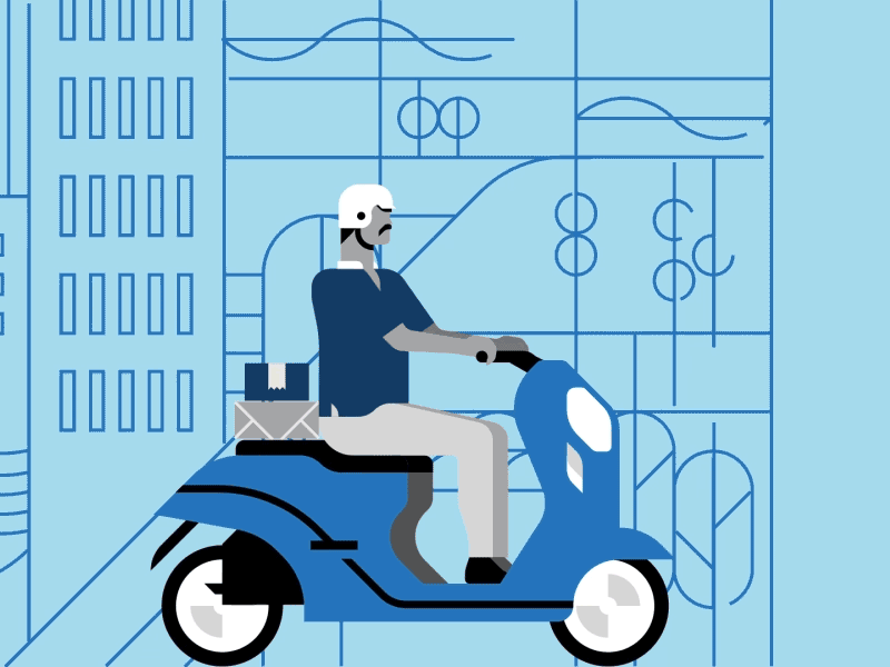 Moto animation loop monoline motion motion graphics moto strokes uber