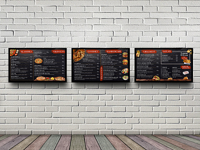 Digital menu boar design digital graphic design graphicdesign menu menu design