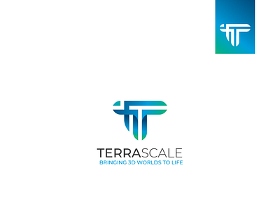 Terrascale logo branding design logo