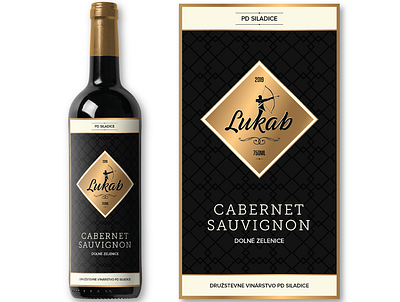 Wine label design elegant label wine