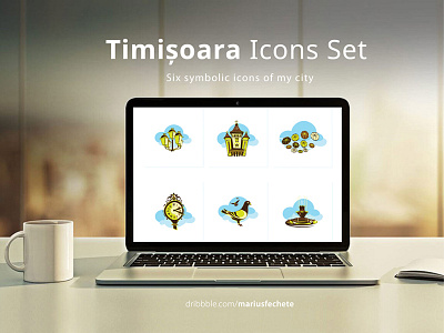 ( icons set ) icon set icons illustration mariusfechete symbol design symbol icon timisoara