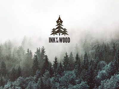 ( ink of the wood ) brand concept design inspiration logo mariusfechete proposal