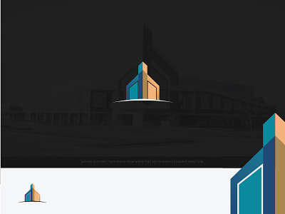 ( church ) church color concept design icon inspiration logo mariusfechete modern proposal