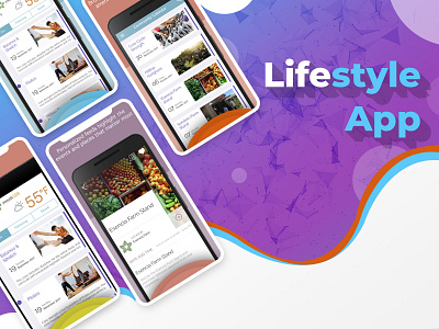 Life Style App android app design app design app ui flat design illustration latest design latest trend latest ui lifestyle illustration trending design ui design