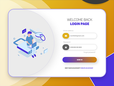 Login Form design login design login form login page login screen ui