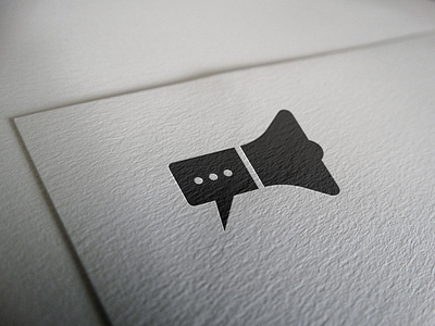 chat logo mockup