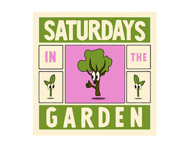 Saturdays in the Garden - Poster - BBG