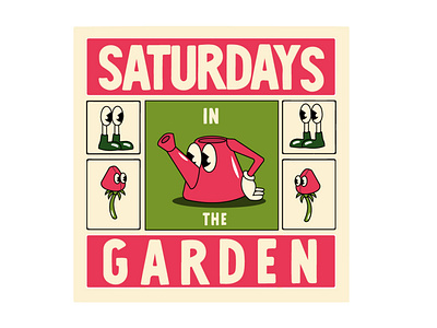 Saturdays in the Garden - Poster - BBG